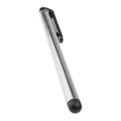 Pióro dotykowe, pojemnościowe, metal, srebrne, do iPad i tableta