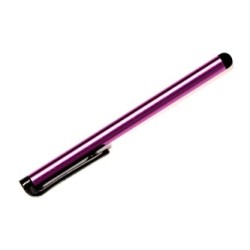 Pióro dotykowe, pojemnościowe, metal, fioletowe, do iPad i tableta
