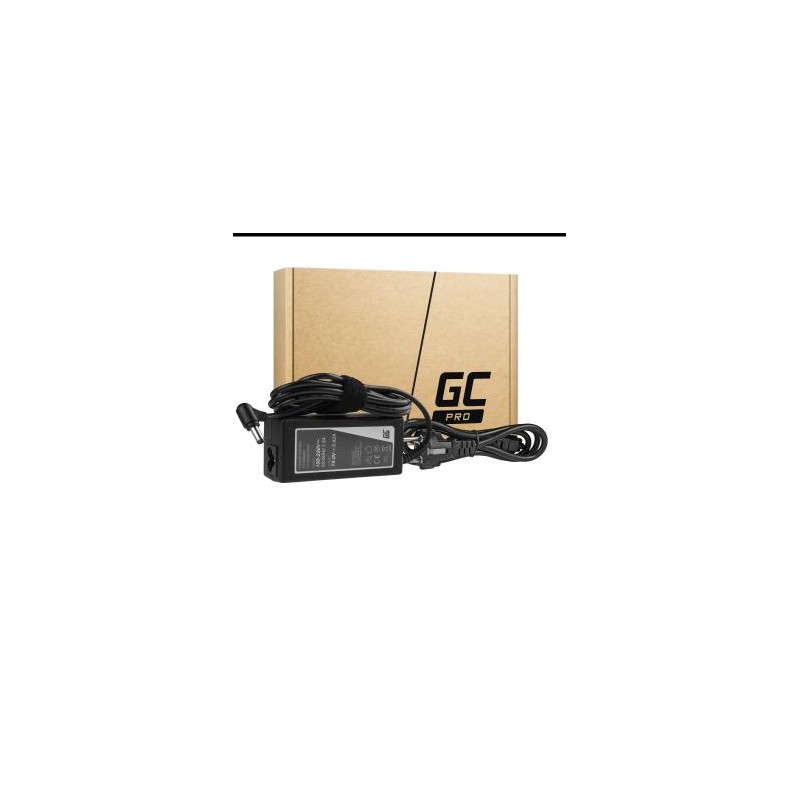 Green Cell do ładowarka / AC adapter 19V 3.42A 65W do Asus R510C R510L R556L X550C X550L Toshiba Satellite C650 L750