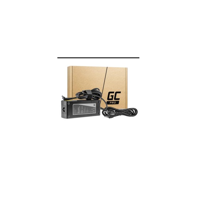Green Cell do ładowarka / AC adapter 19V 6.3A 120W do Asus G56 G60 K73 K73S K73SD K73SV F750 X750 MSI GE70 GT780