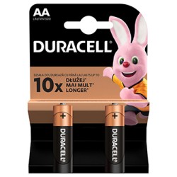 Duracell BASIC Jednorazowa alkaliczna baterie AA, 2-pack