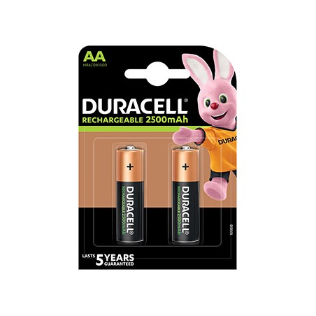 Duracell Akumulatorki NiMH baterie AA, 2-pack