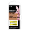 Duracell Jednorazowa cynkowo-powietrzna. baterie ZA, 6-pack