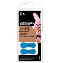 Duracell Jednorazowa cynkowo-powietrzna. baterie ZA, 6-pack