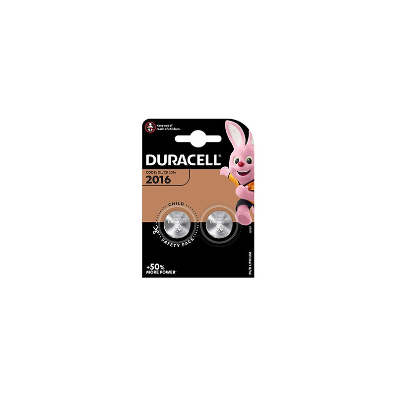 Duracell Jednorazowa litowa baterie CR2016, 2-pack