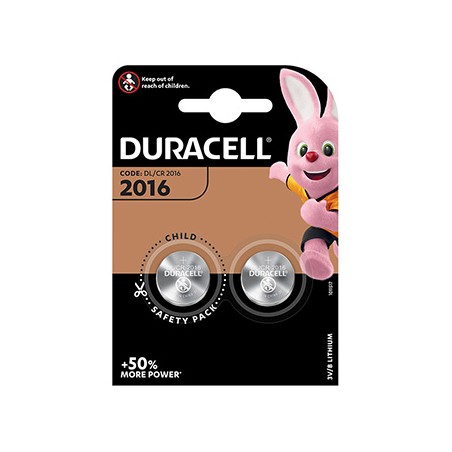 Duracell Jednorazowa litowa baterie CR2016, 2-pack