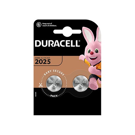 Duracell Jednorazowa litowa baterie CR2025, 2-pack