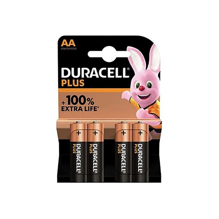 Duracell Jednorazowa alkaliczna baterie AA, 4-pack