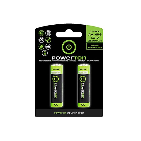 Powerton ENERGY RECHARGE Akumulatorki Ni-MH baterie AA, 2-pack