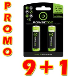 Powerton ENERGY RECHARGE Akumulatorki Ni-MH baterie AA, 10x2-pack