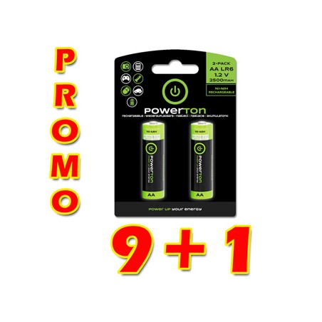 Powerton ENERGY RECHARGE Akumulatorki Ni-MH baterie AA, 10x2-pack