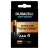 Duracell Optimum Jednorazowa alkaliczna baterie AAA, 4-pack