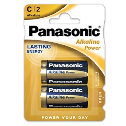 Panasonic Jednorazowa alkaliczna baterie C, 2-pack