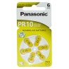 Panasonic Jednorazowa cynkowo-powietrzna. baterie ZA, 6-pack