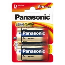 Panasonic Jednorazowa alkaliczna baterie D, 2-pack