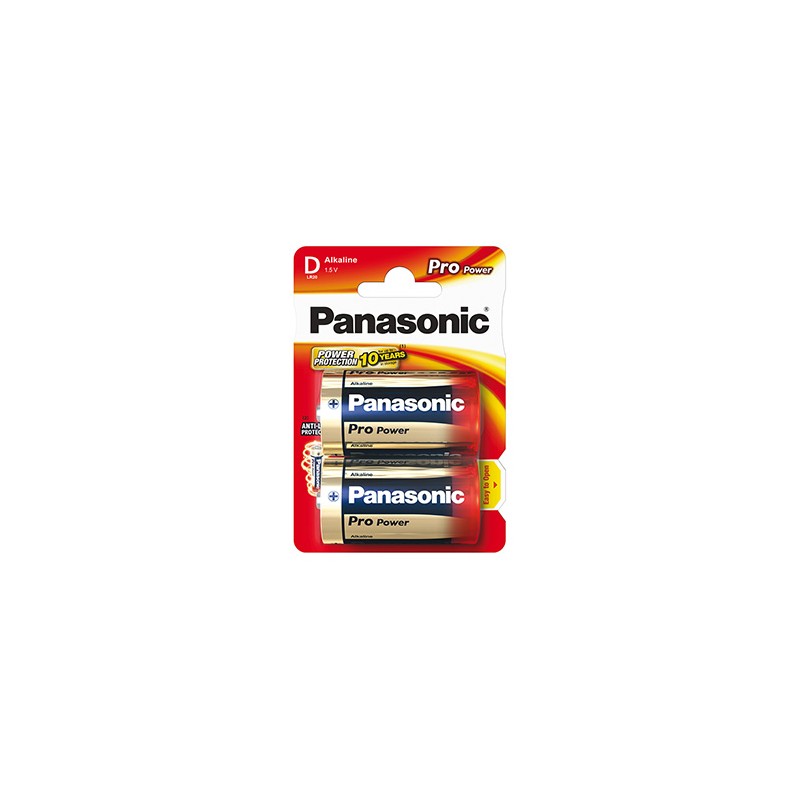 Panasonic Jednorazowa alkaliczna baterie D, 2-pack