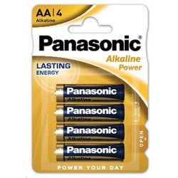 Panasonic Jednorazowa alkaliczna baterie AA, 4-pack