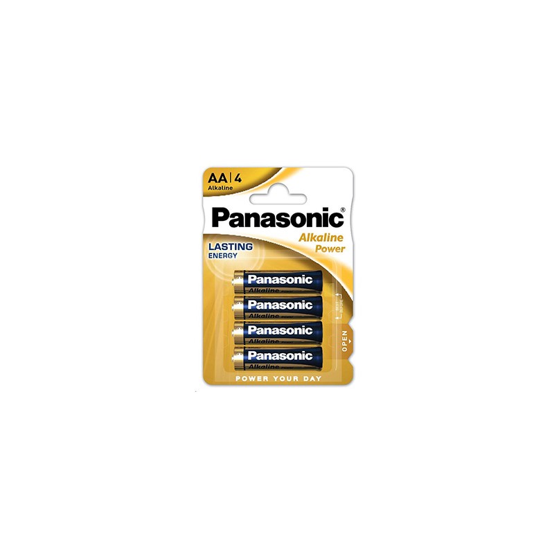 Panasonic Jednorazowa alkaliczna baterie AA, 4-pack
