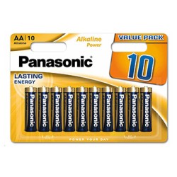 Panasonic Jednorazowa alkaliczna baterie AA, 10-pack