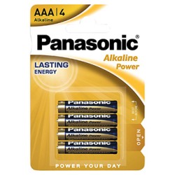 Panasonic Jednorazowa alkaliczna baterie AAA, 4-pack