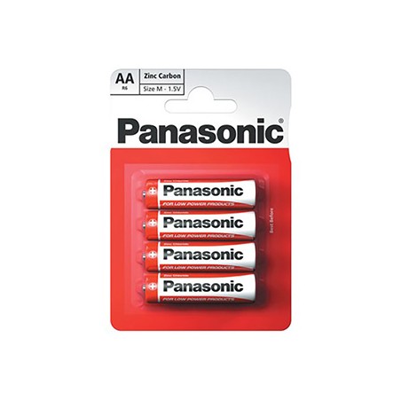 Panasonic Jednorazowa cynkowo-węglowa baterie AA, 4-pack