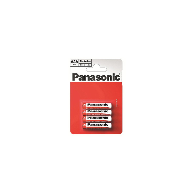 Panasonic Jednorazowa cynkowo-węglowa baterie AAA, 4-pack