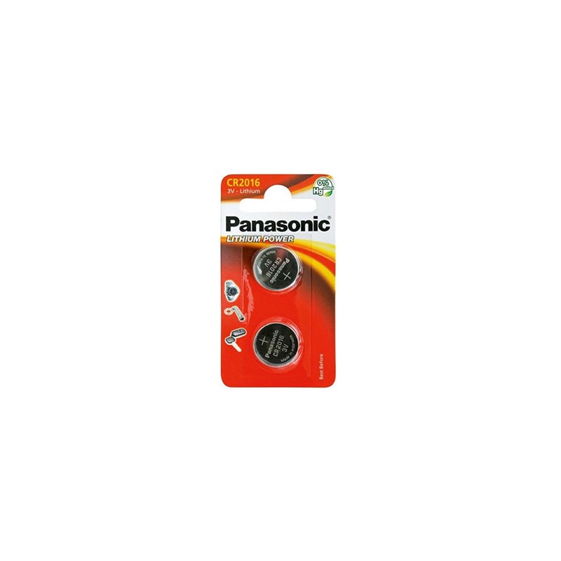 Panasonic Jednorazowa litowa baterie CR2016, 2-pack