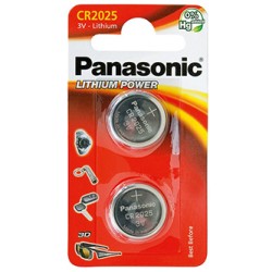 Panasonic Jednorazowa litowa baterie CR2025, 2-pack