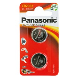 Panasonic Jednorazowa litowa baterie CR2032, 2-pack