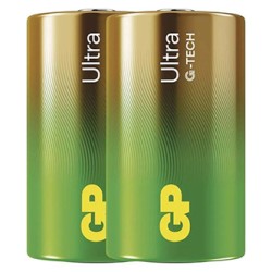 GP Ultra Jednorazowa alkaliczna baterie D, 2-pack