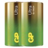 GP Ultra Jednorazowa alkaliczna baterie D, 2-pack