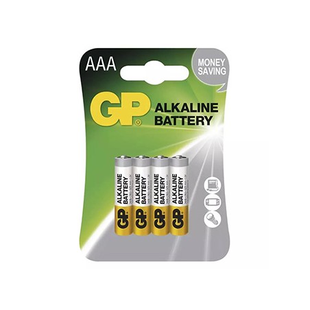 GP Jednorazowa alkaliczna baterie AAA, 4-pack