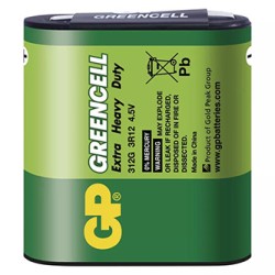 GP Jednorazowa cynkowo-węglowa baterie 3R12, 1-pack