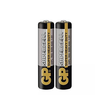 GP Jednorazowa cynkowo-węglowa baterie AAA, 2-pack