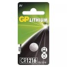 GP Jednorazowa litowa baterie CR1216, 1-pack