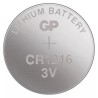 GP Jednorazowa litowa baterie CR1216, 5-pack