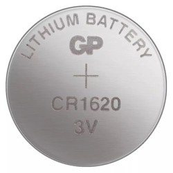 GP Jednorazowa litowa baterie CR1620, 5-pack