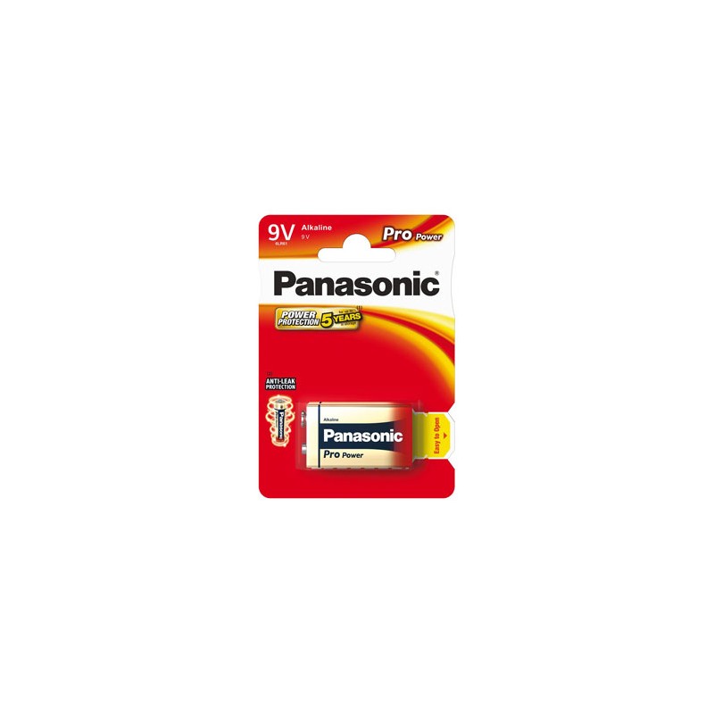 Panasonic Jednorazowa alkaliczna baterie 9V, 1-pack