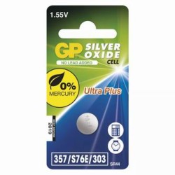 GP Jednorazowa srebrowa baterie SR44/357, 1-pack