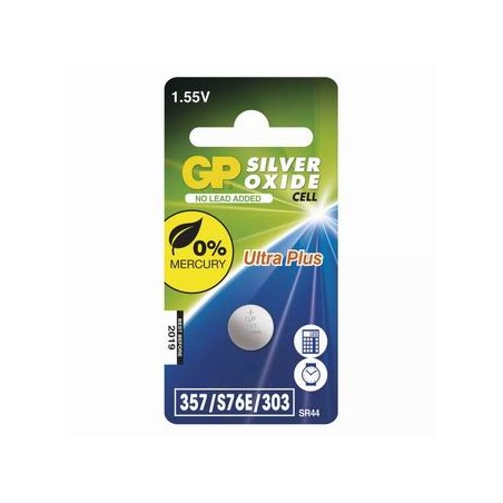 GP Jednorazowa srebrowa baterie SR44/357, 1-pack