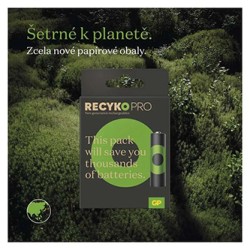 GP Akumulatorki Ni-MH baterie AA, 4-pack