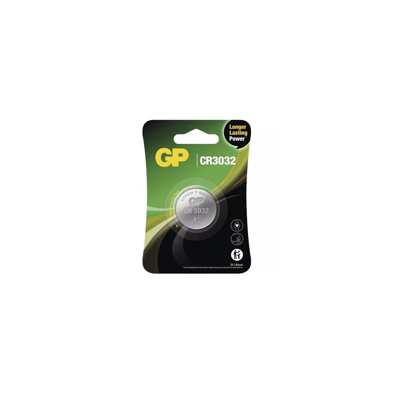 GP Jednorazowa litowa baterie CR3032, 1-pack
