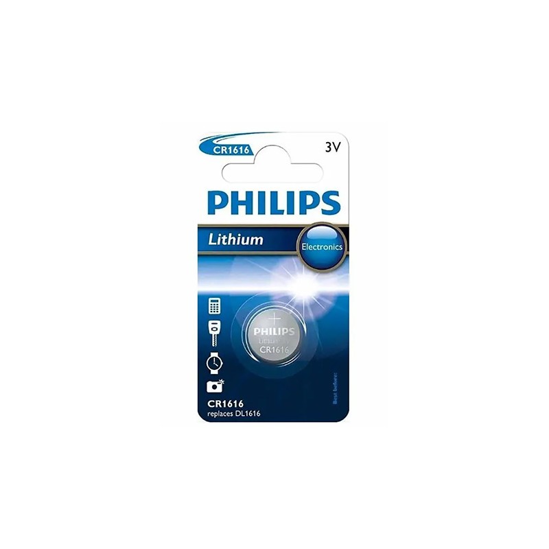 PHILIPS Jednorazowa litowa baterie CR1616, 1-pack
