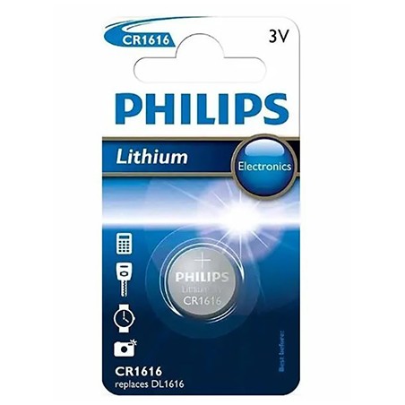 PHILIPS Jednorazowa litowa baterie CR1616, 1-pack