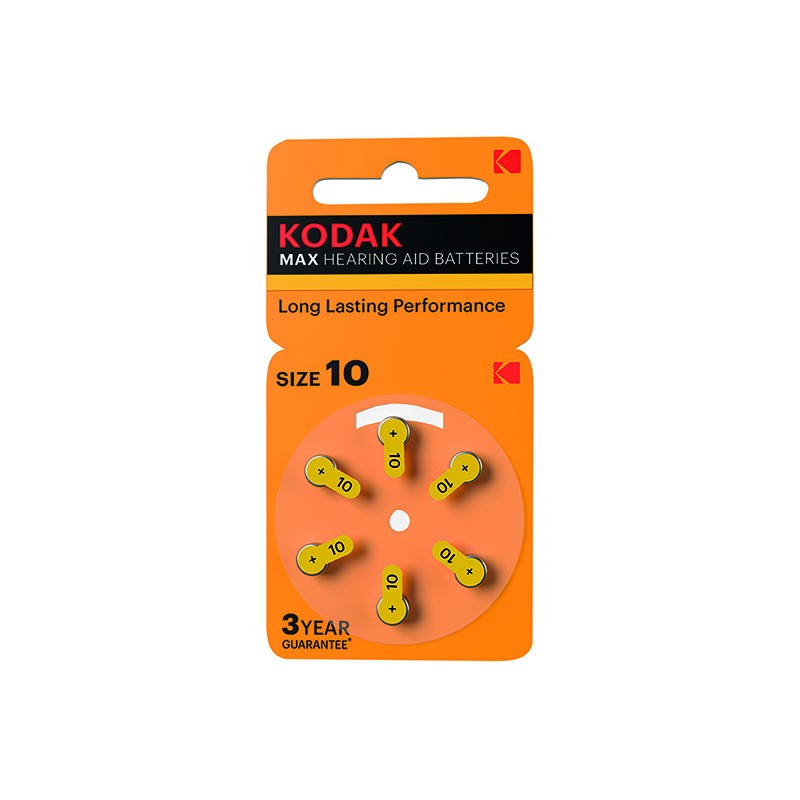 Kodak Jednorazowa cynkowo-powietrzna. baterie P10, 6-pack