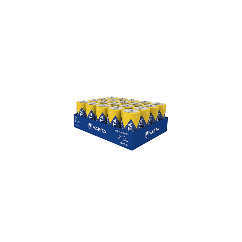 Varta Jednorazowa alkaliczna baterie C, 20-pack