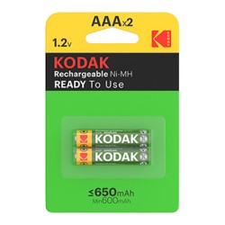Kodak Akumulatorki Ni-MH baterie AAA, 2-pack
