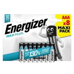 ENERGIZER MAX Plus Jednorazowa alkaliczna baterie AAA, 8-pack