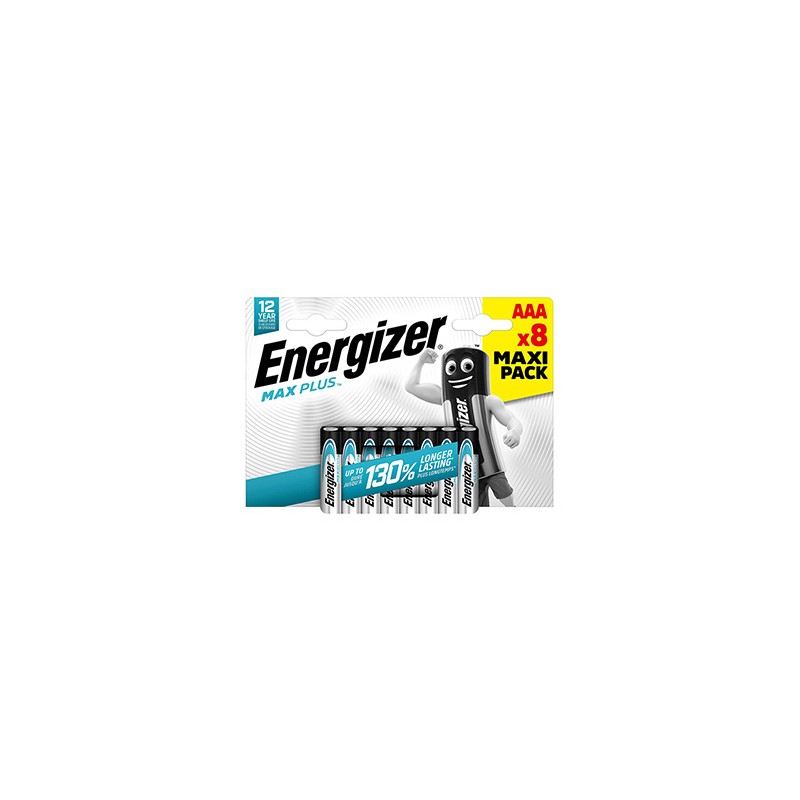 ENERGIZER MAX Plus Jednorazowa alkaliczna baterie AAA, 8-pack
