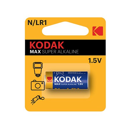 Kodak MAX SUPER Jednorazowa alkaliczna baterie LR1, 1-pack
